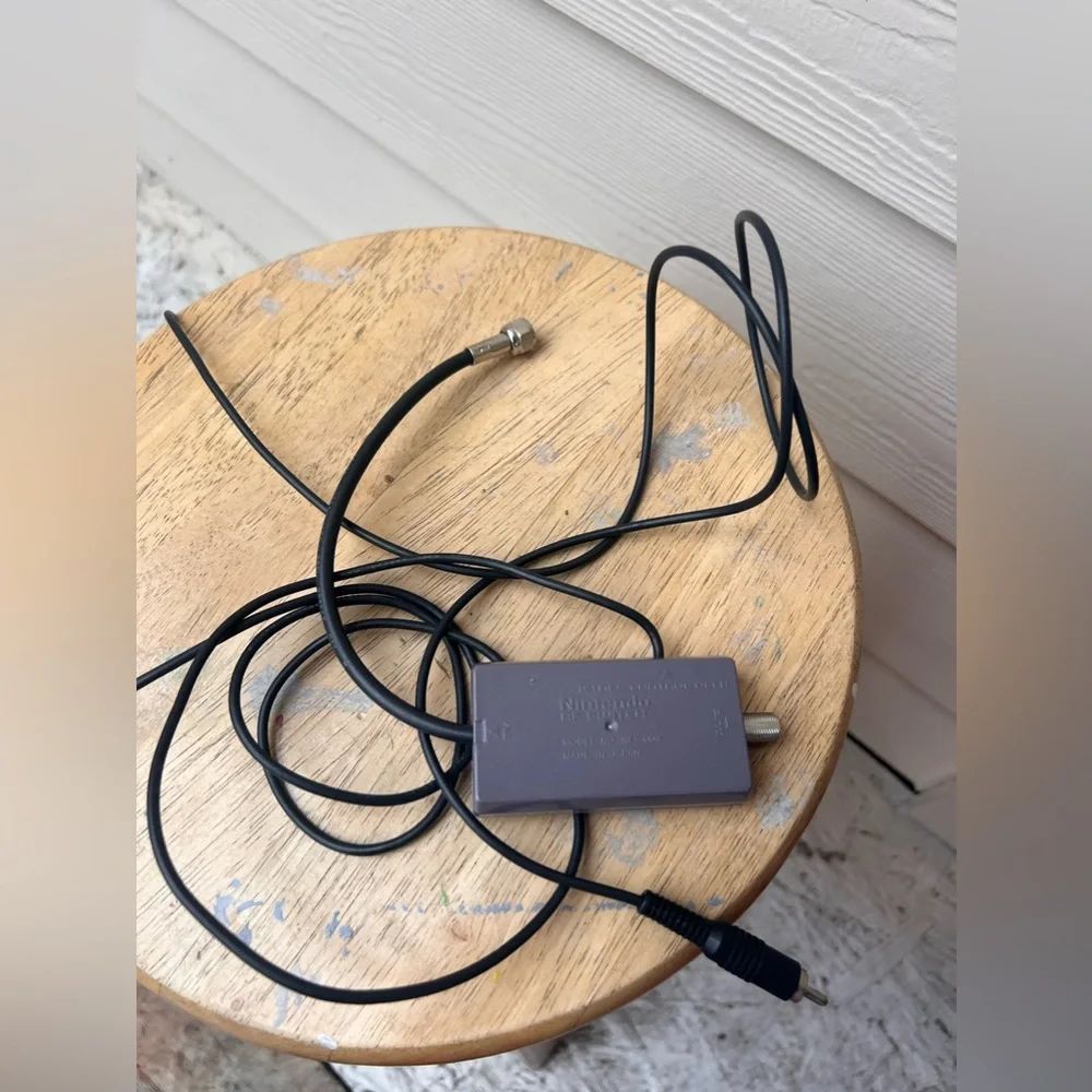 Nintendo nes control deck RF AV cable